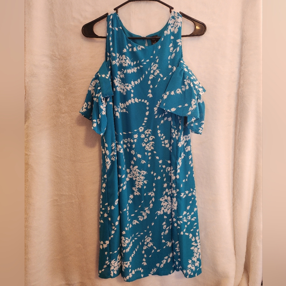 City Streets cold shoulder dress